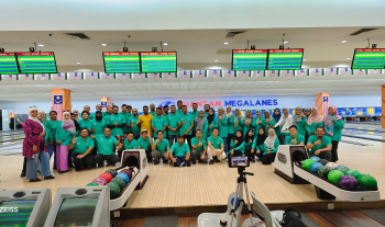 Bowling Competition "Dean's Cup'' Postgraduates Students and Staff 2024 Faculty of Civil Engineering Technology on 27th January 2024, Kuantan Megalanes Bowling